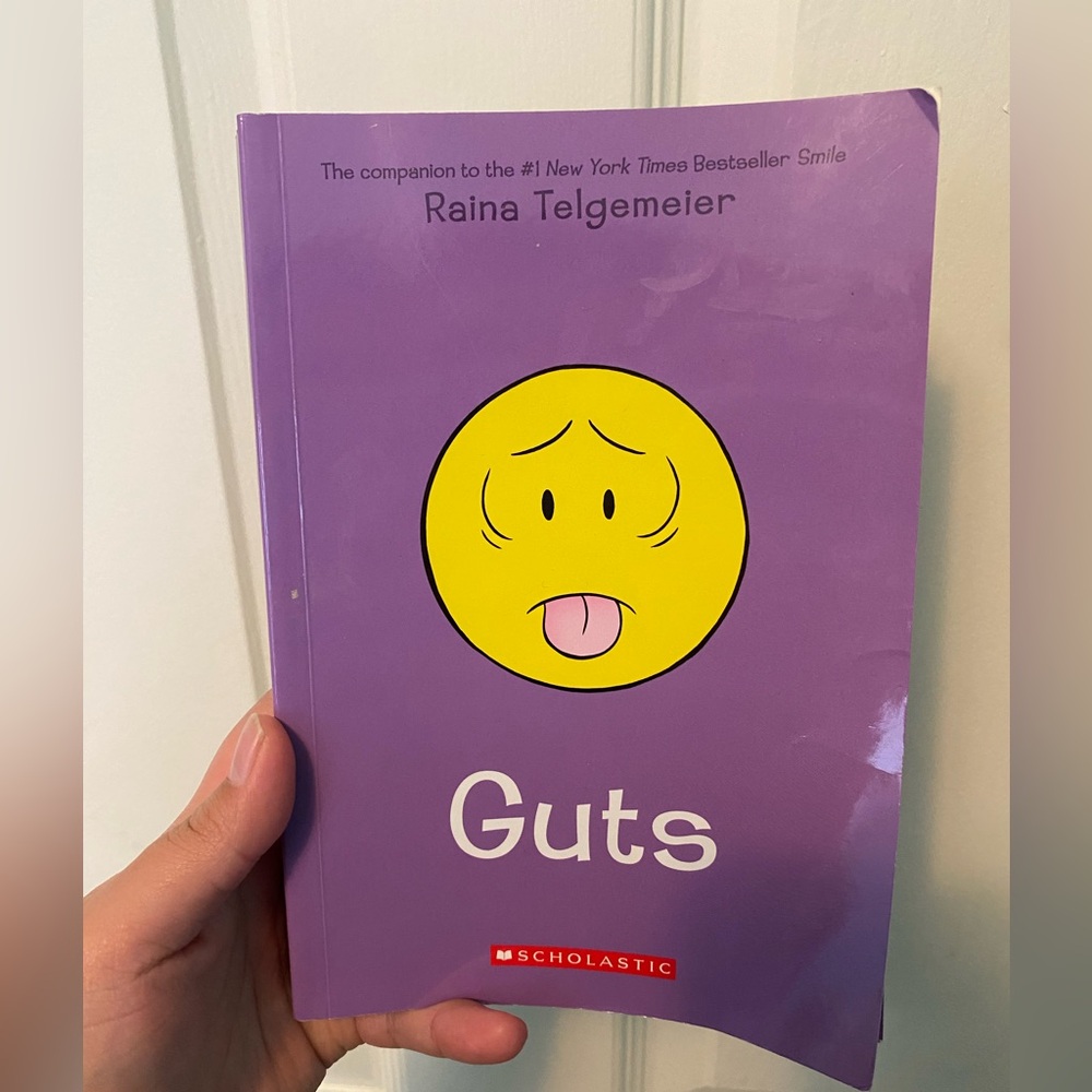 Guts book by Raina Telgemeier